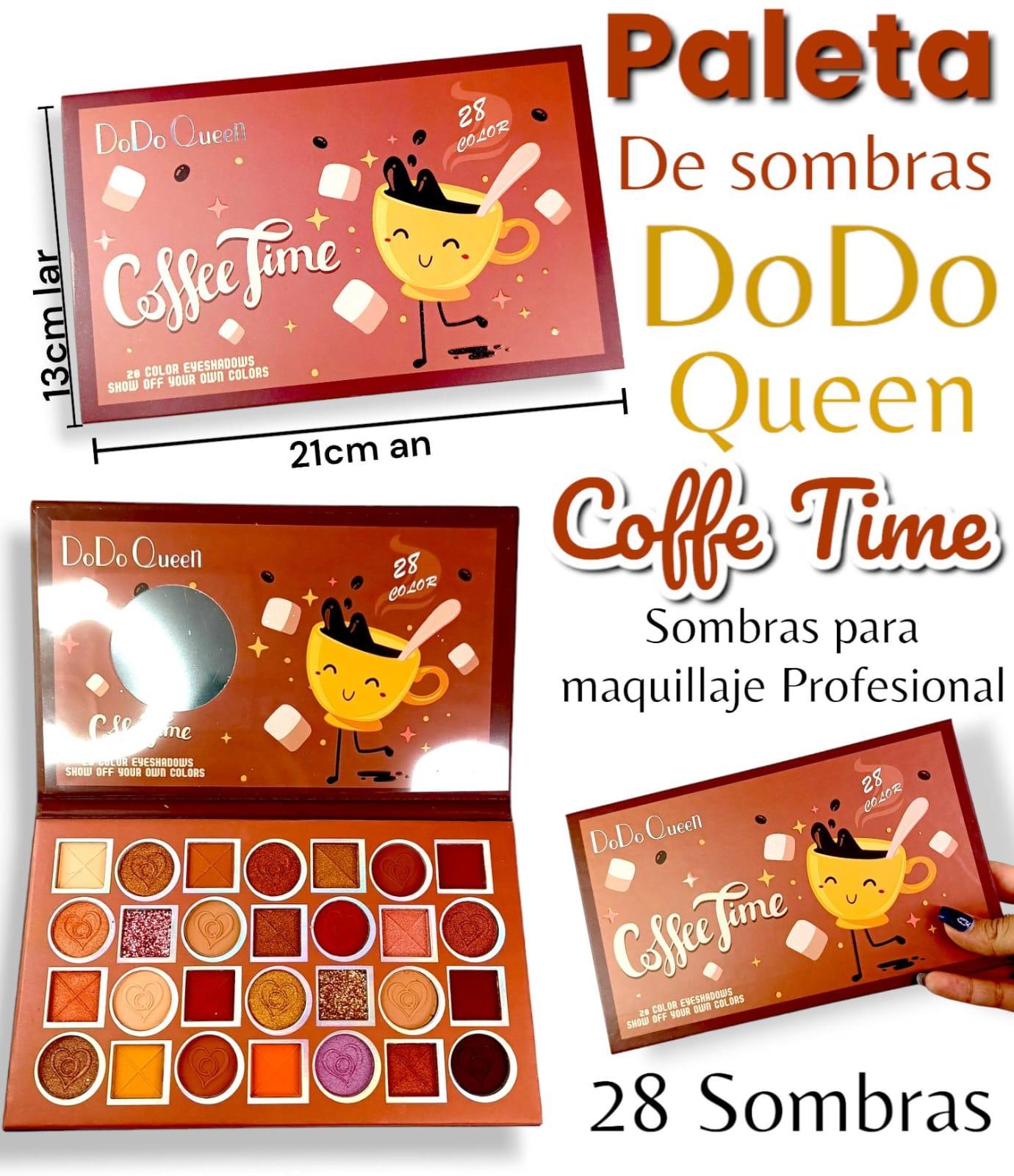 Paleta de Sombras Dodo Queen Coffe Time 12cm